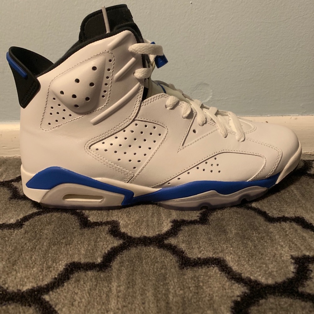 Air Jordan’s retro 6 sport blue SOLD🚫🚫🚫